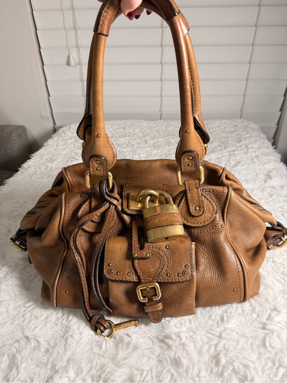 Chloe Paddington Front Pocket Shoulder Bag
